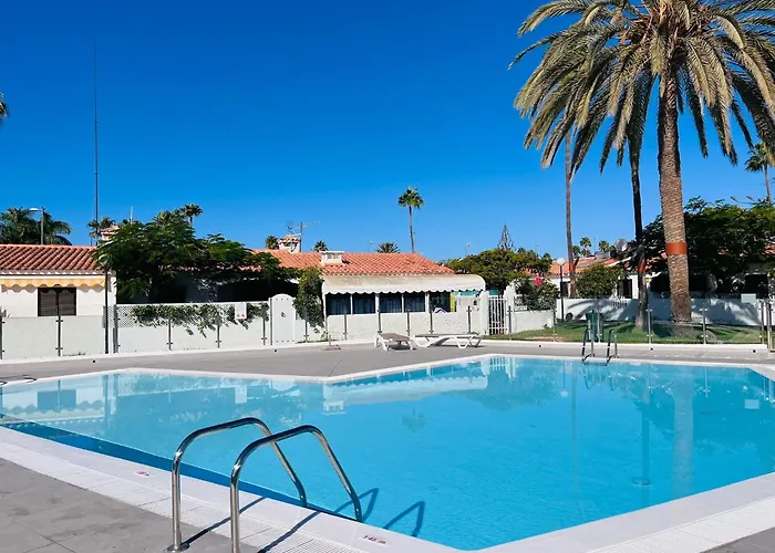 Santa Barbara Tropical By Alquiler De Sueno - 2 Private Terraces Ferienhaus Maspalomas (Gran Canaria)